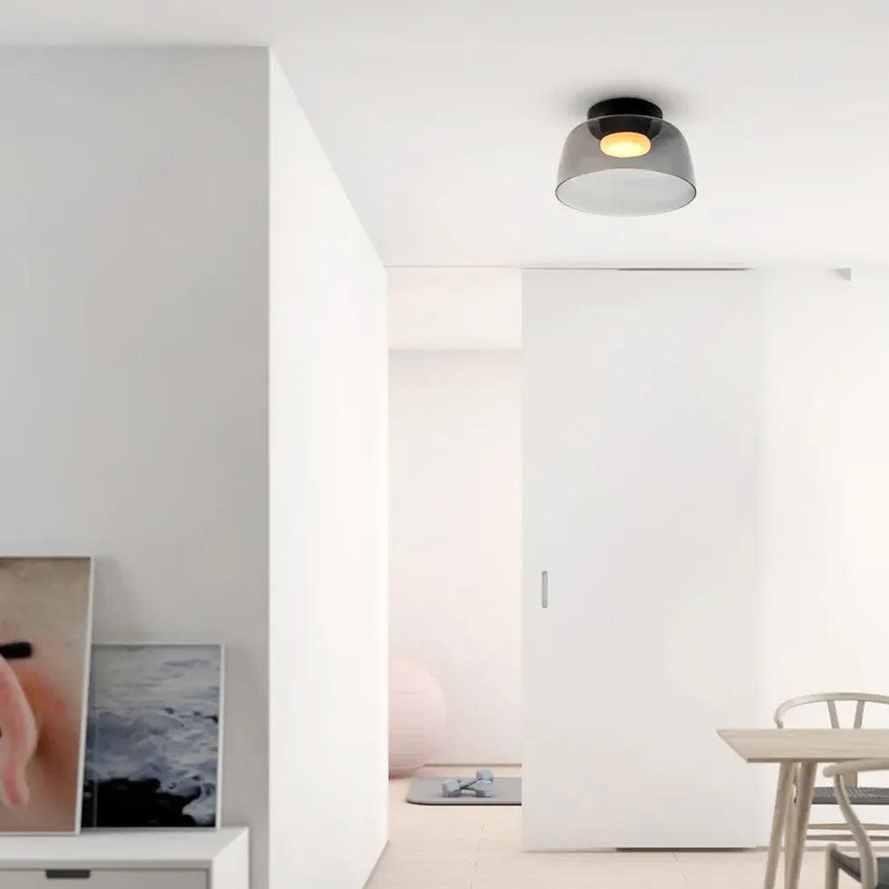 Multiple Coat Modern Glass Flush Ceiling Lights - Clowas