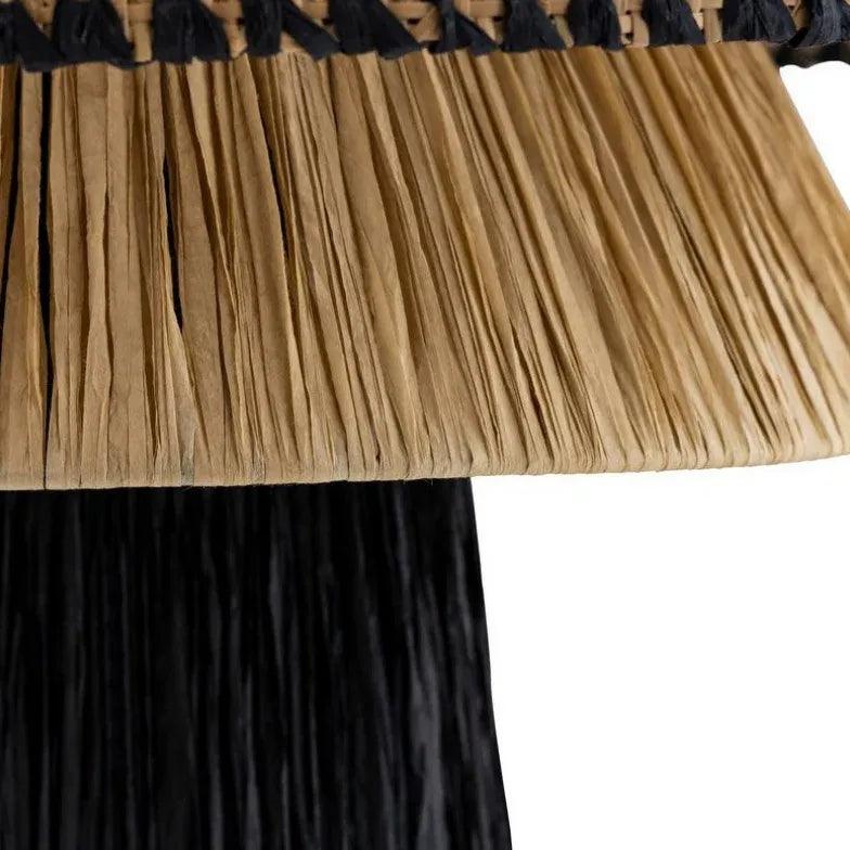 Mushroom Multilayer Rattan Pendant Light - Clowas