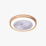 Mute Modern Wooden Ceiling Fan with Light - Clowas