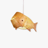 Fish Grid Restaurant Rattan Pendant Light - Clowas