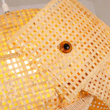 Fish Grid Restaurant Rattan Pendant Light - Clowas