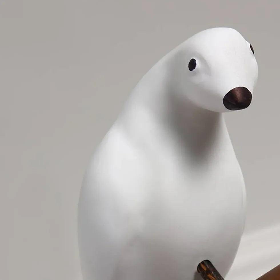 Bird Shaped Bend Bracket Wooden Pendant Light - Clowas