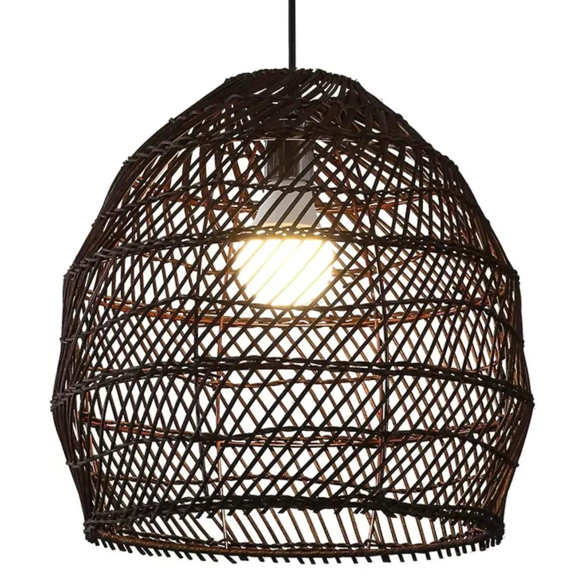Weaving Dining Room Rattan Pendant Light - Clowas