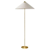 Cone Rattan White Floor Lamp - Clowas