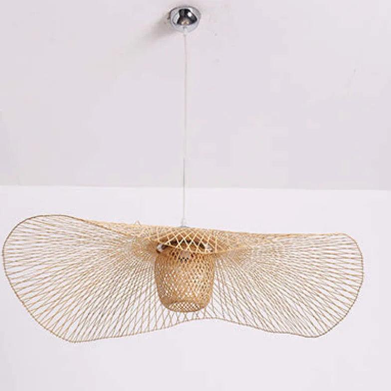 Tone Wave Rattan Vintage Pendant Light - Clowas