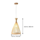 Natural Materials Modern Rattan Pendant Light - Clowas