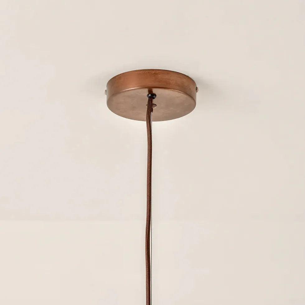 Woven Rattan Cone Shade Vintage Pendant Light - Clowas