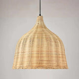 Natural Barrel Kitchen Rattan Pendant Light - Clowas