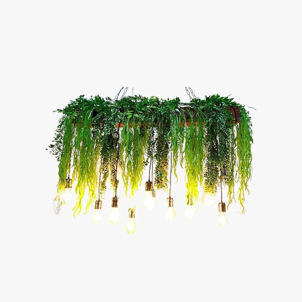 Green plants dining room pendant light - Clowas