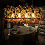 Rose Iron Frame Vintage Pendant Light - Clowas