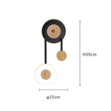 Geometry Modern Black Bedroom Wall Lights - Clowas