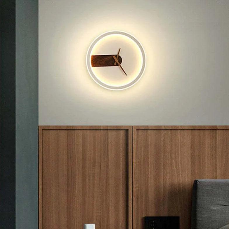 light up wall clock led lighting - Clowas