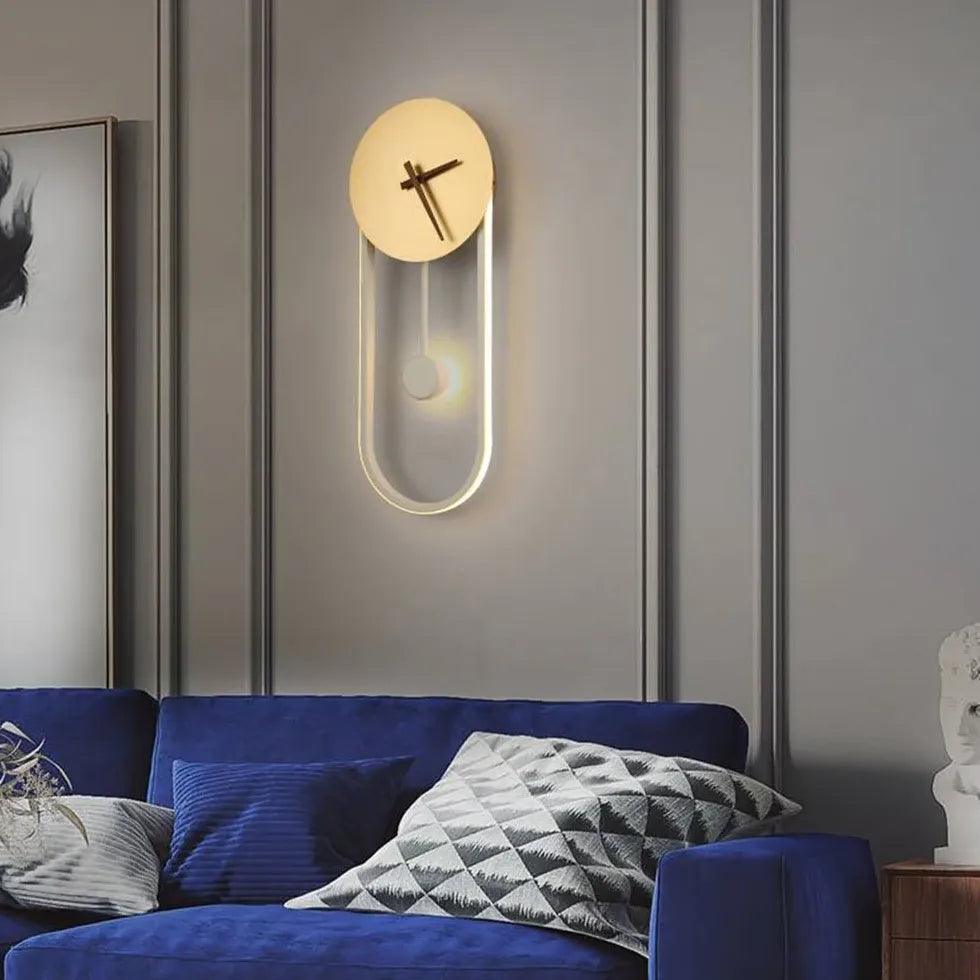 Pendulum Clock Design Modern Wall Lights - Clowas