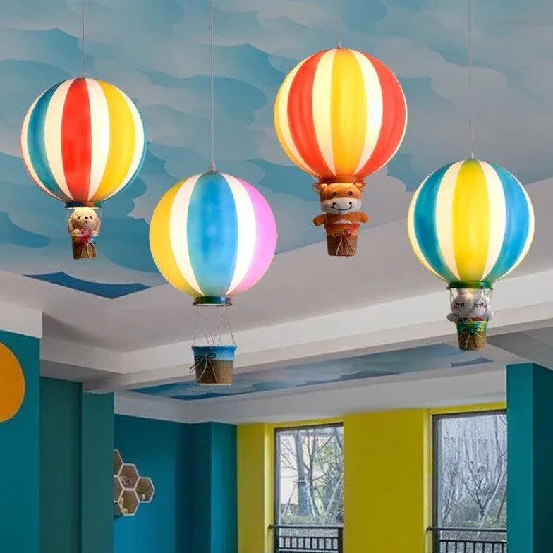 Hot Air Balloon Bedroom Led Pendant Light - Clowas