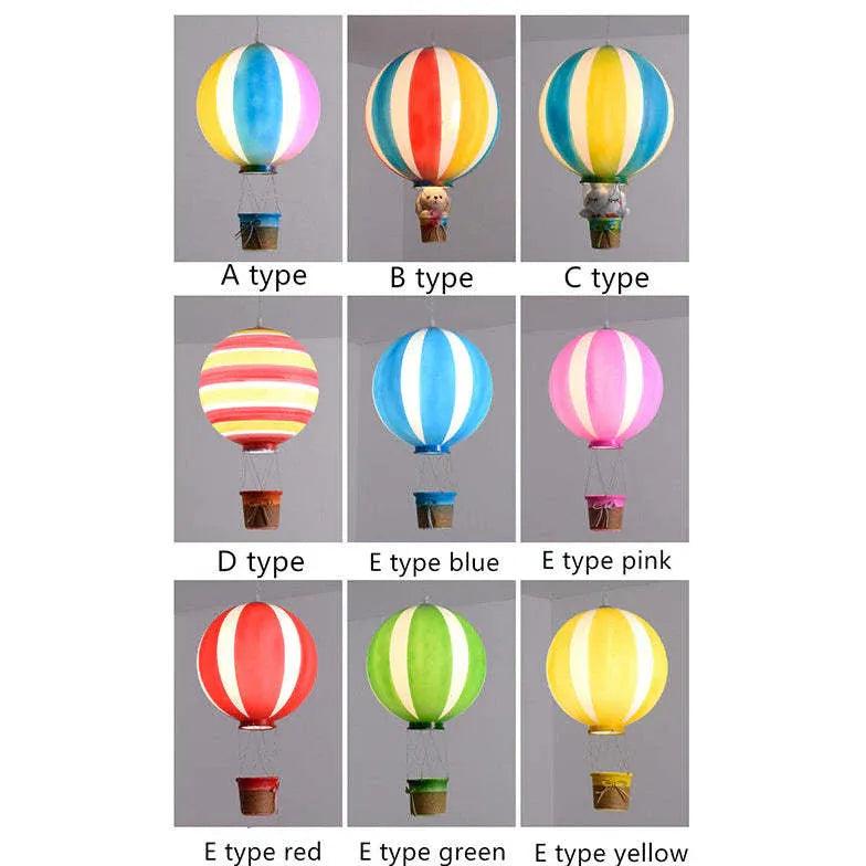 Hot Air Balloon Bedroom Led Pendant Light - Clowas