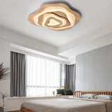 Contemporary Chinese Wooden Ceiling Lights for Living Room