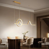 Geometric Linear Kitchen Modern Pendant Light - Clowas
