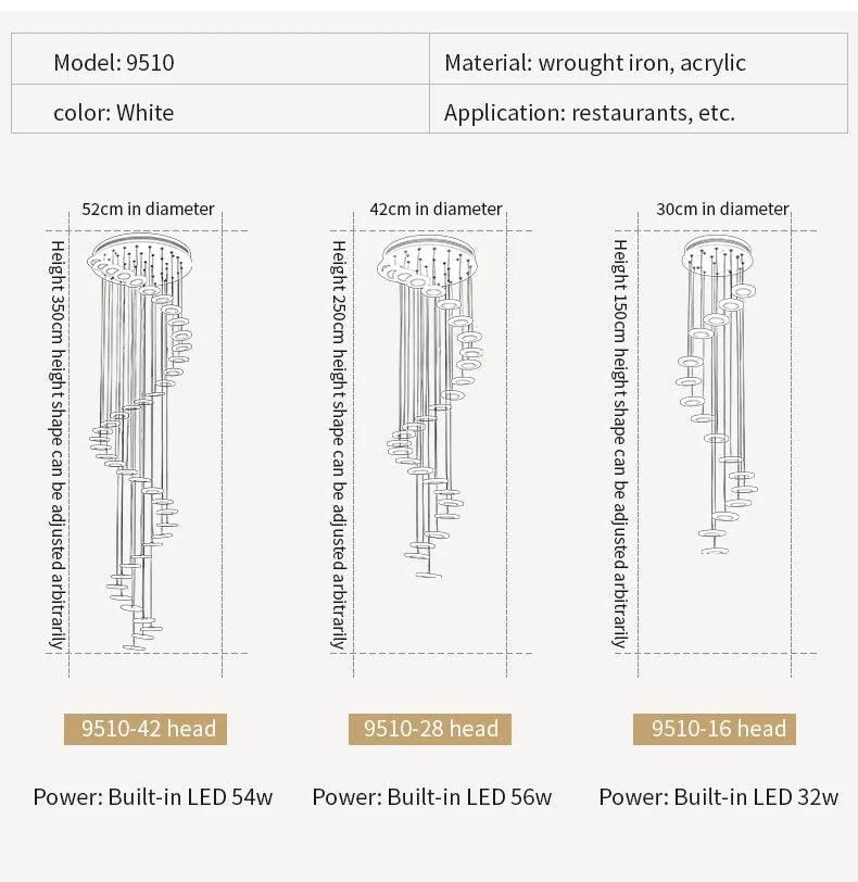 Nordic Modern Firefly Agate Chandeliers - Clowas