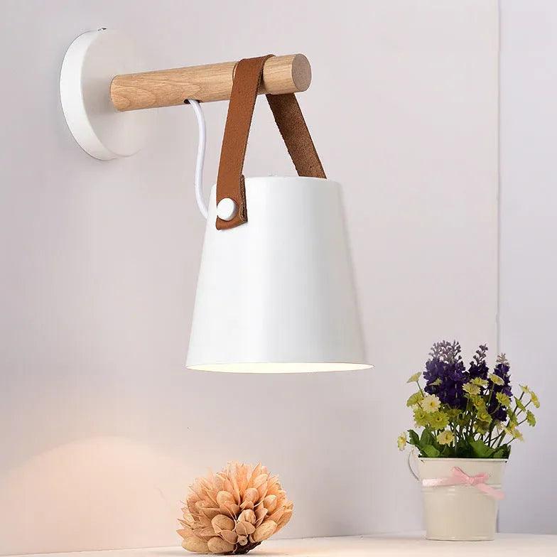 Nordic Modern Wooden Wall Light - Clowas