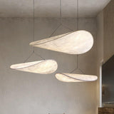 Nordic Silk Textile Pendant Light For Living Room