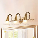 Contemporary Brass Wall Light for Bedside