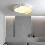 LED Modern Ceiling Light In Cream Round Design