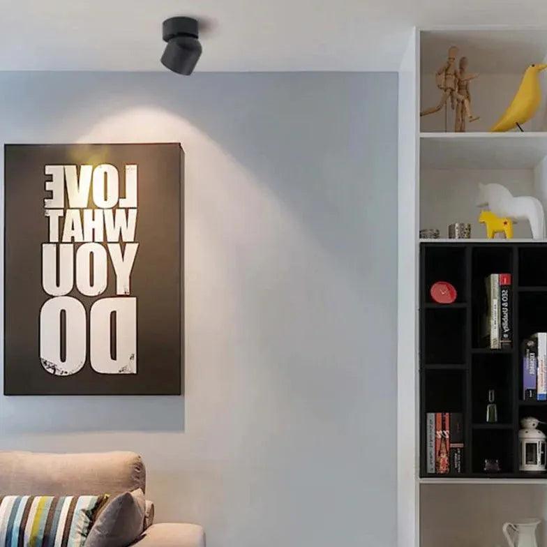 Cylindrical Adjustable Angle LED Flush Ceiling Lights - Clowas