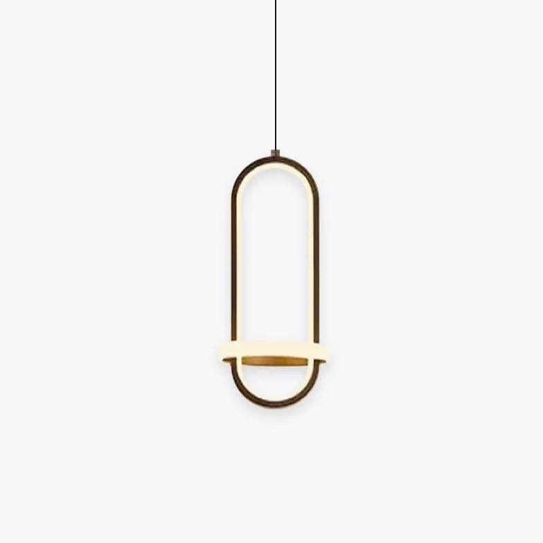 Oval Ring Bathroom Modern Pendant Light - Clowas