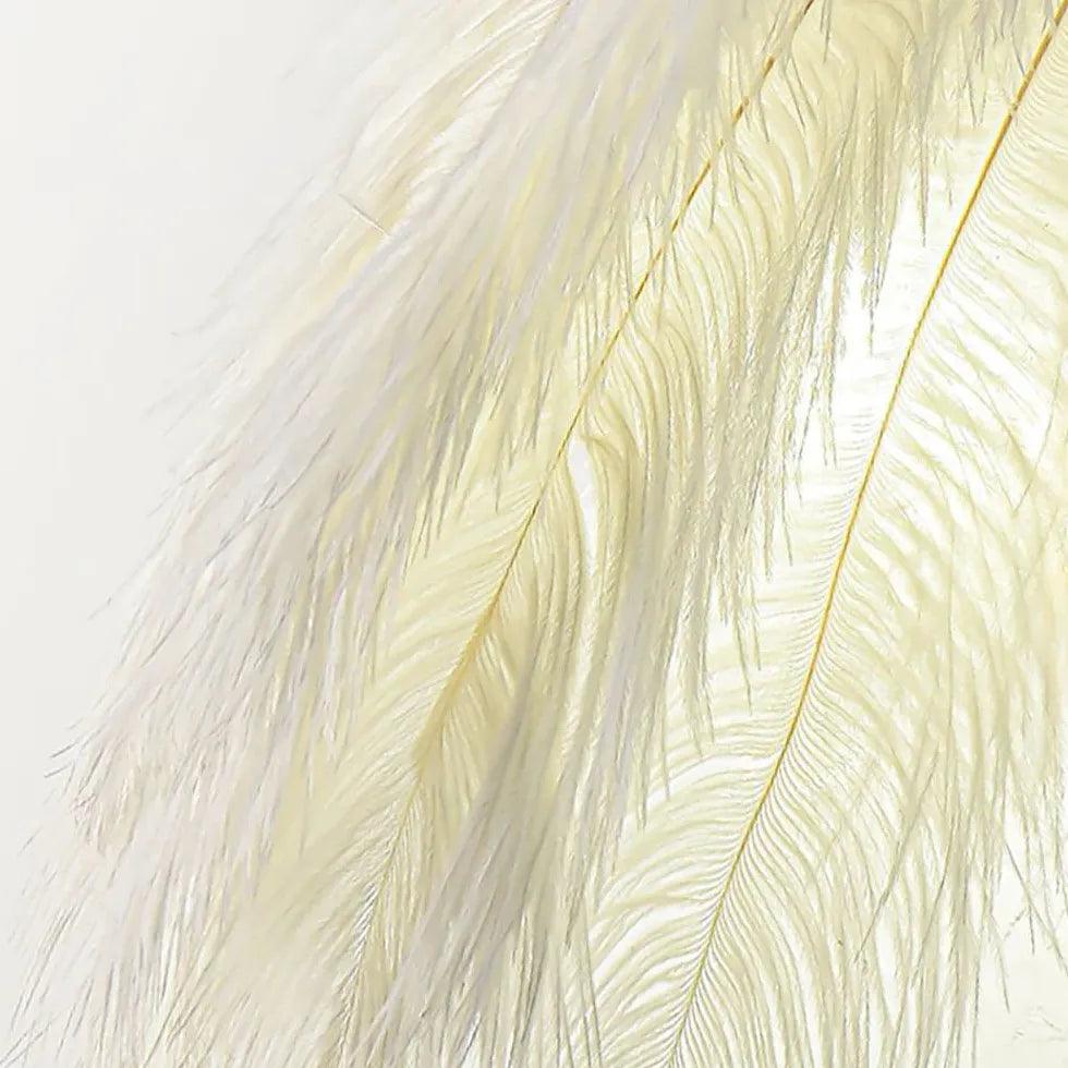 Feather Wall Light White Indoor - Clowas