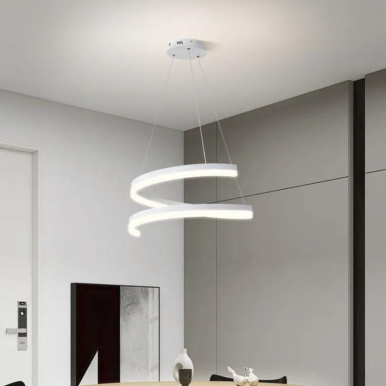 Office white led modern chandelier - Clowas