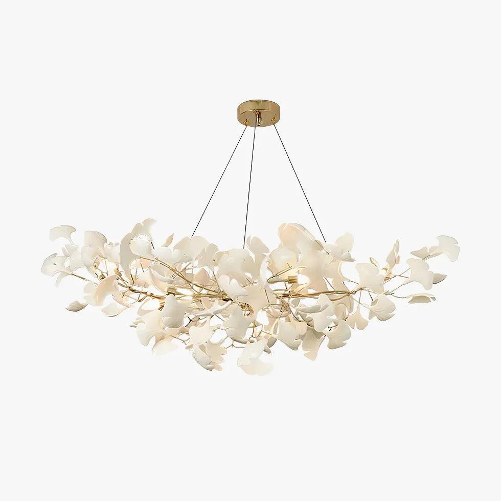 Ginkgo Leaf Shape Modern White LED Pendant Light - Clowas
