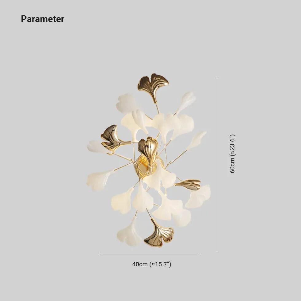 floral wall light for bedroom - Clowas