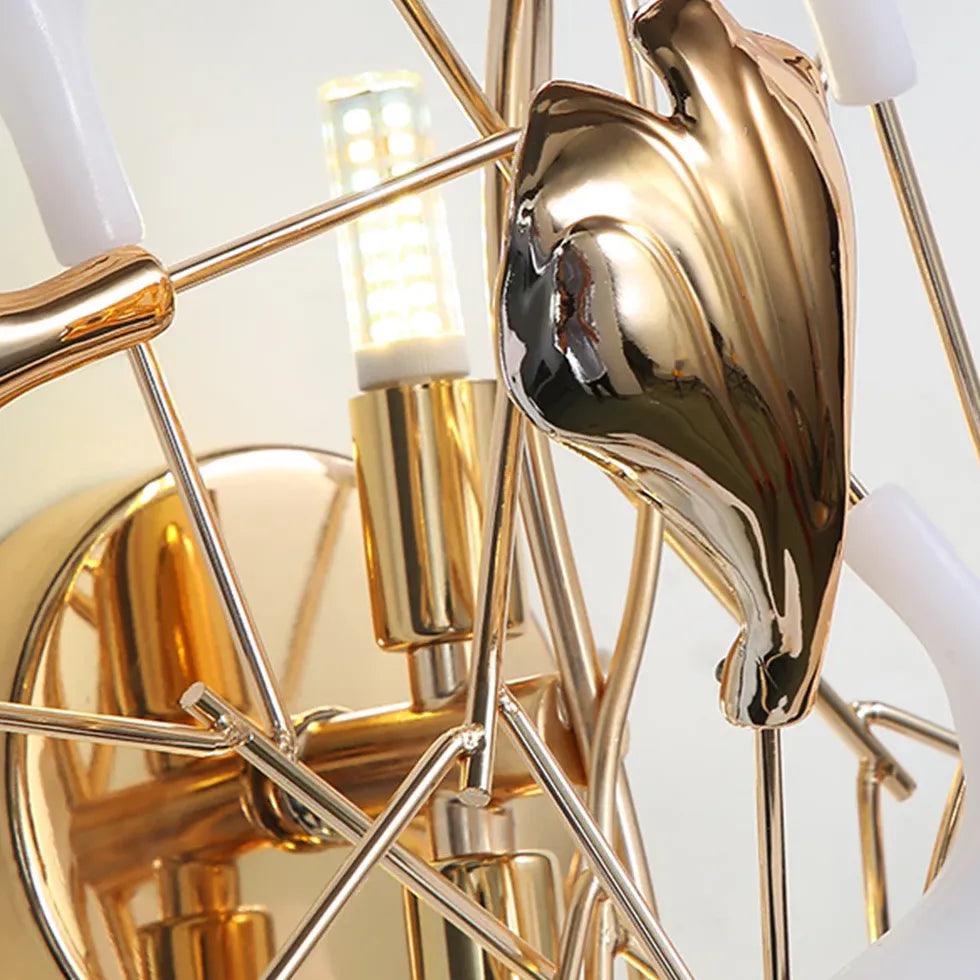 floral wall light for bedroom - Clowas