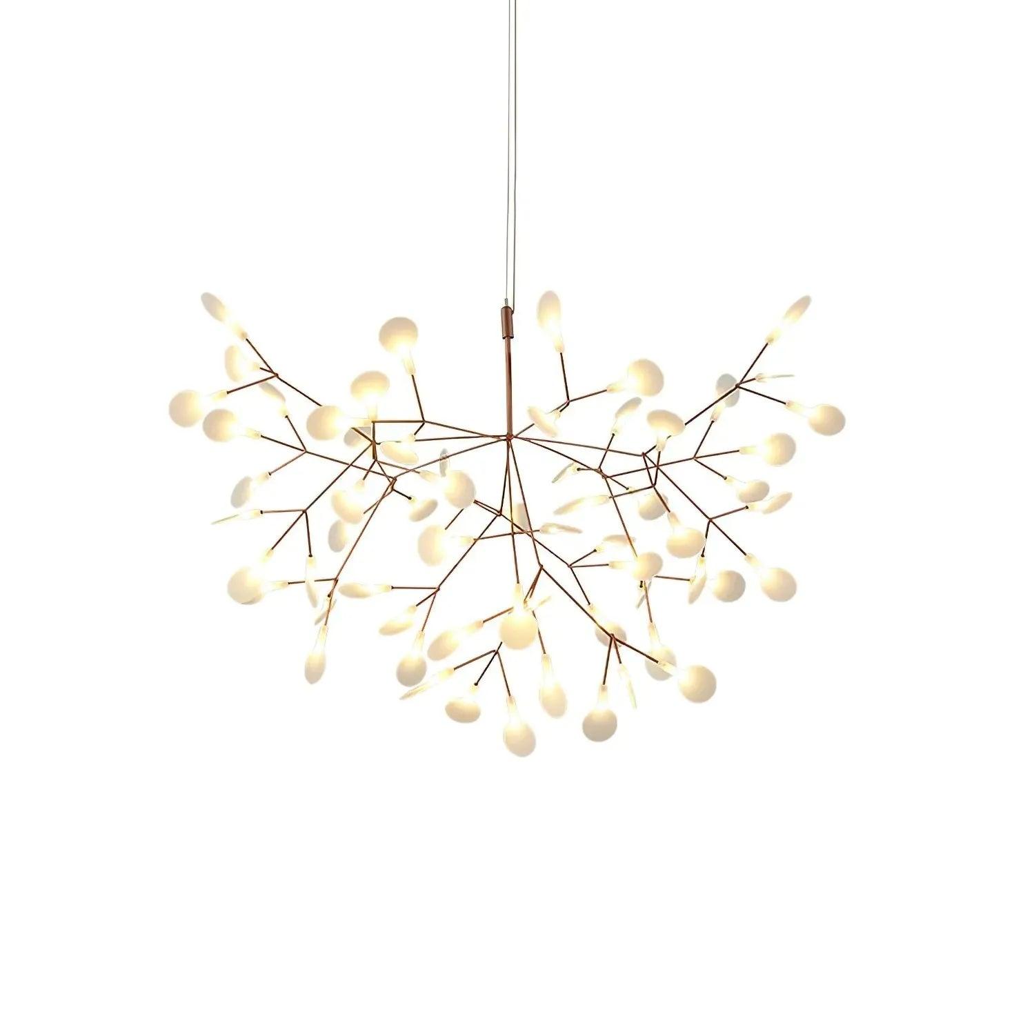 Rose Gold Branches LED Modern Chandelier - Clowas