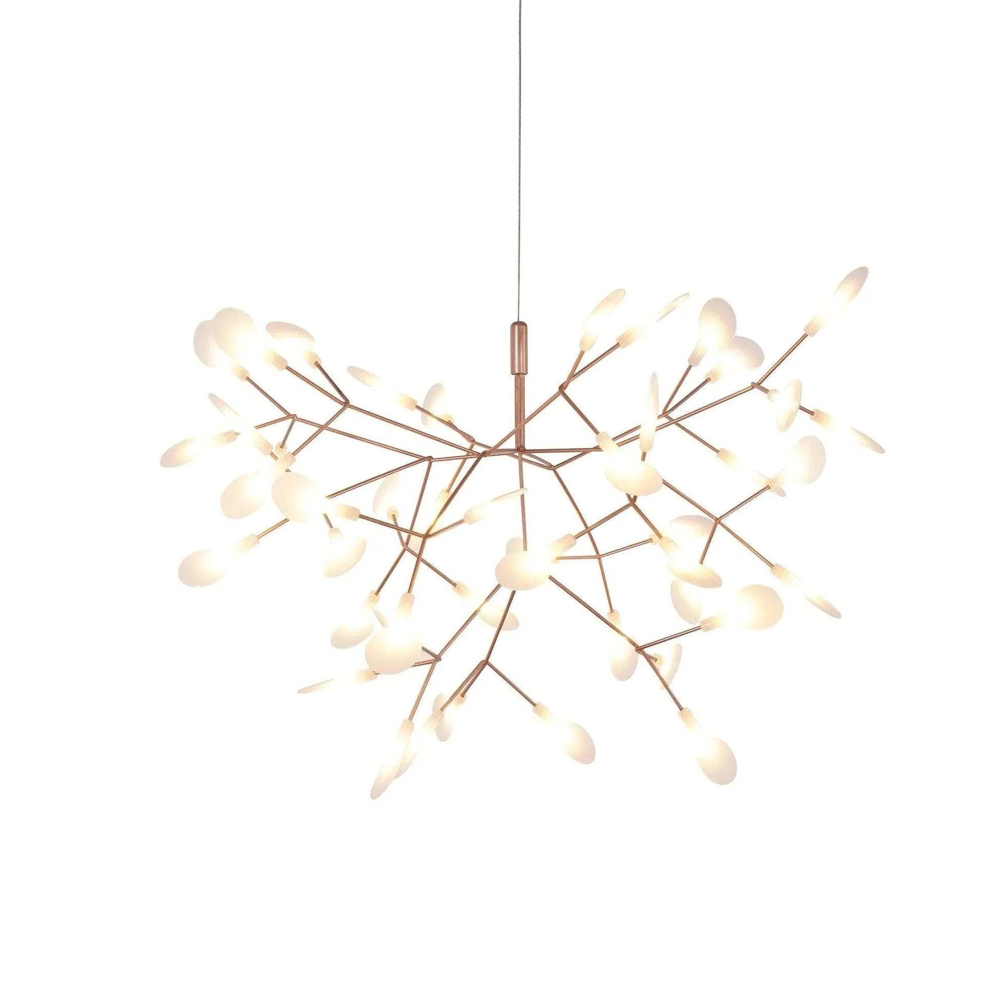 Rose Gold Branches LED Modern Chandelier - Clowas