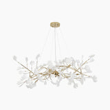 White Leaf-Shaped Modern Pendant Light - Clowas