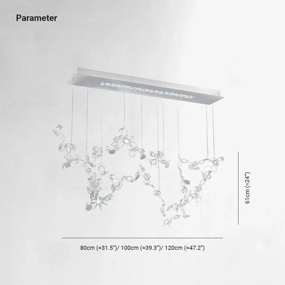 Compact Crystal Decor Modern Study Pendant Light - Clowas