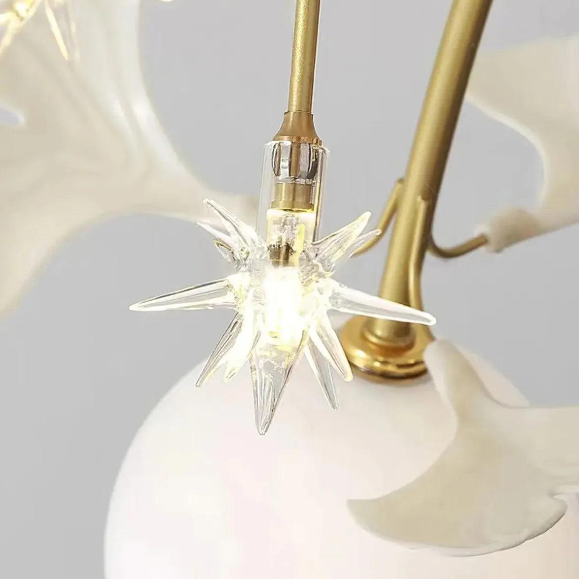 Bending Stars Bedroom Gold Flush Ceiling Lights - Clowas