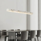 Onyx Finish White Dining Room Pendant Light - Clowas