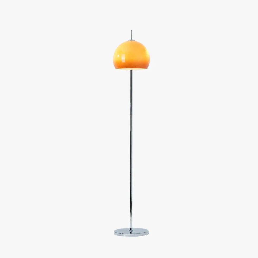 Orange Sphere Warm Light Floor Lamp - Clowas