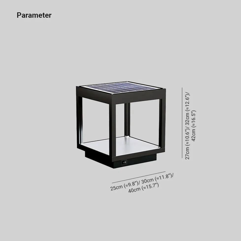 Solar Cube Lantern Outdoor Floor lamps - Clowas