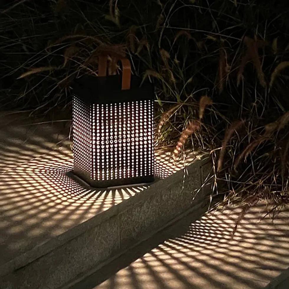 Perforated Lantern Handle Outdoor Floor lamps - Clowas