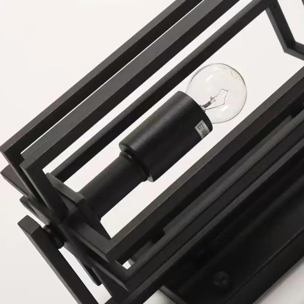 Rectangular Frame Cylindrical Outdoor Wall Lights - Clowas