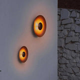 Modern Disc Outdoor Wall Light - Clowas