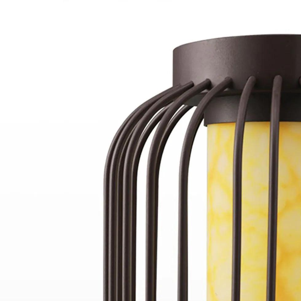 Brown Lantern Cylinder Outdoor Floor lamps - Clowas