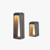 Rectangle Black Led Outdoor Floor lamps - Clowas