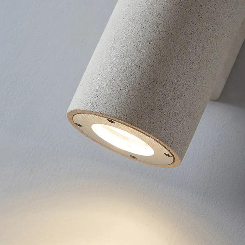 Textured Cylinder Outdoor Up and Down Wall Lights - Clowas