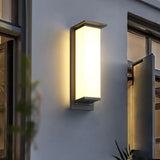 Modern Rectangular Solar Outdoor Wall Light - Clowas