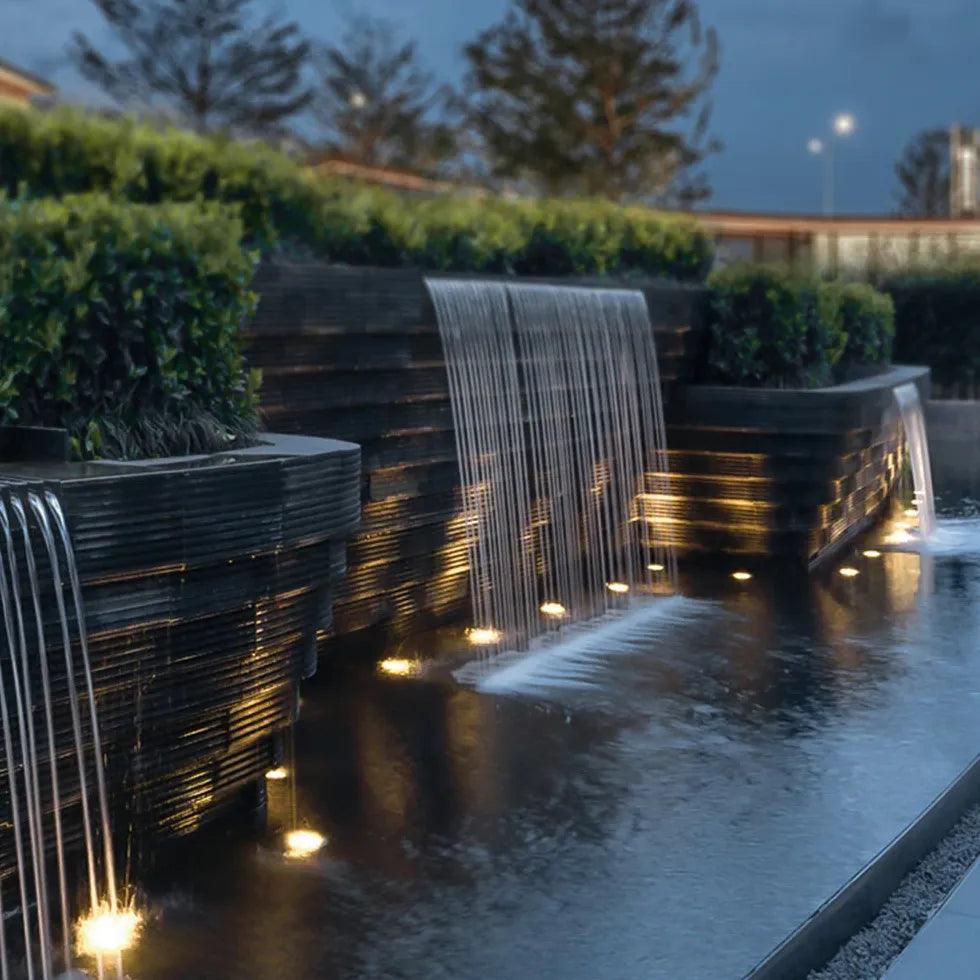 Black Garden Underwater Waterproof Spotlight - Clowas