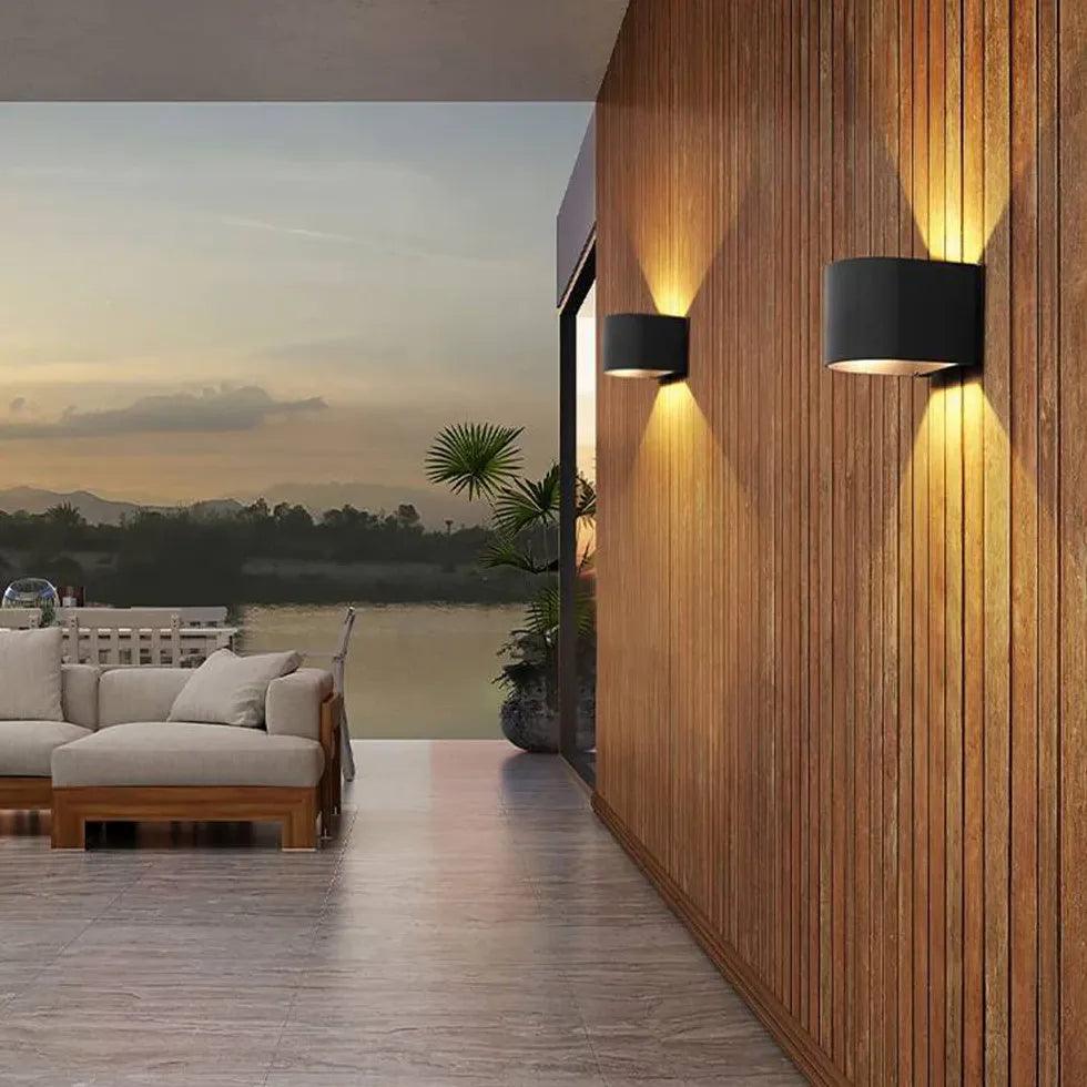 Half Cylinder Led Up and Down Lights - Clowas